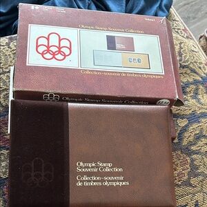 Olympic Stamp Souvenir Collection - Brown